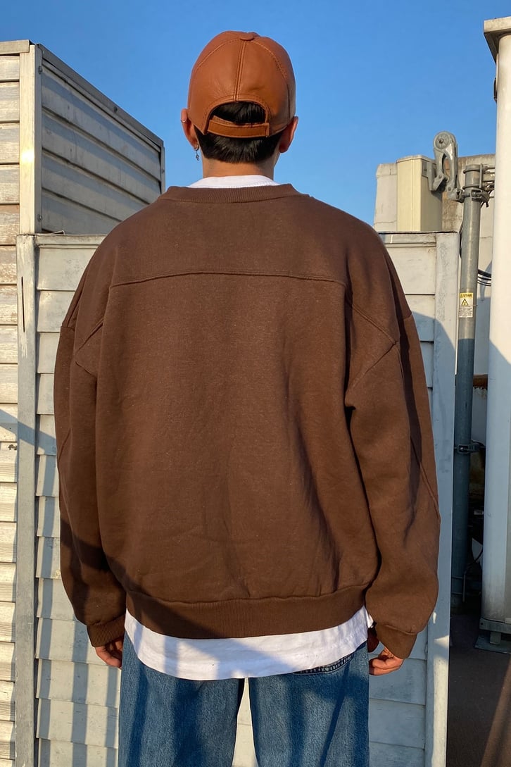 KARTAL BASKILI OVERISZE SWEATSHIRT