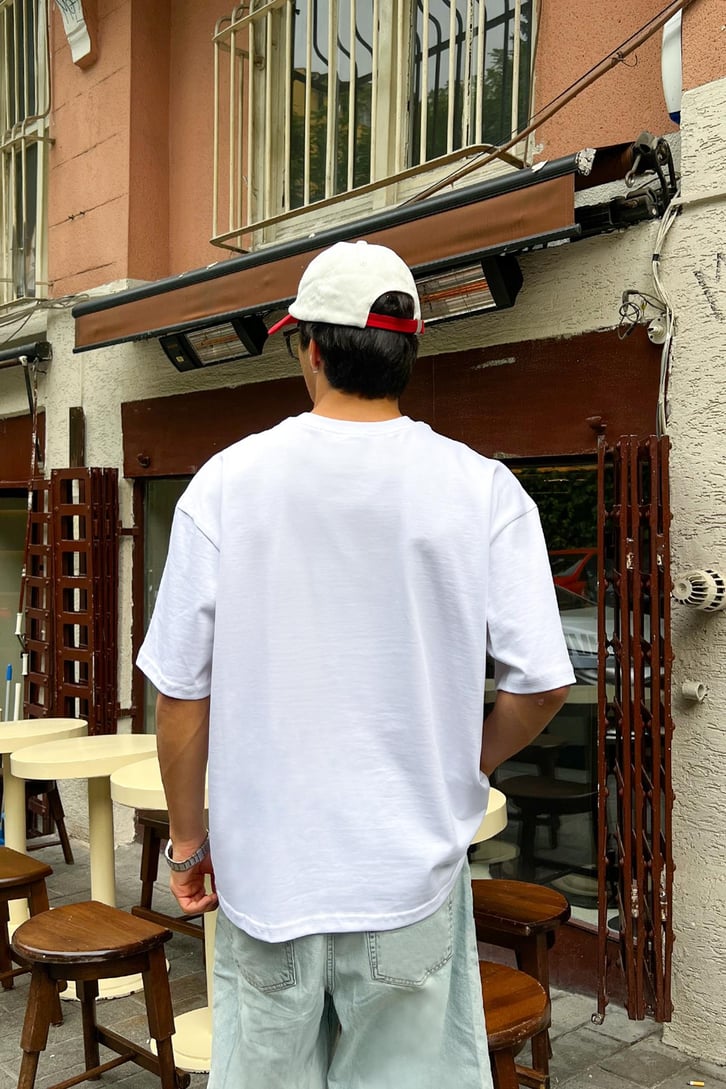 Kebab is Better Baskılı Oversize Tişört