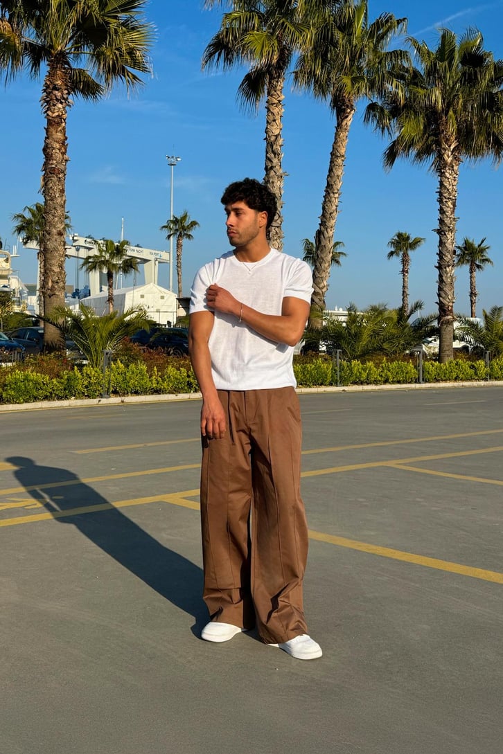 Kemerli Ekstra Baggy Pantolon