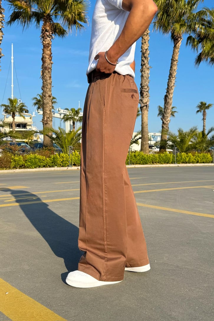 Kemerli Ekstra Baggy Pantolon