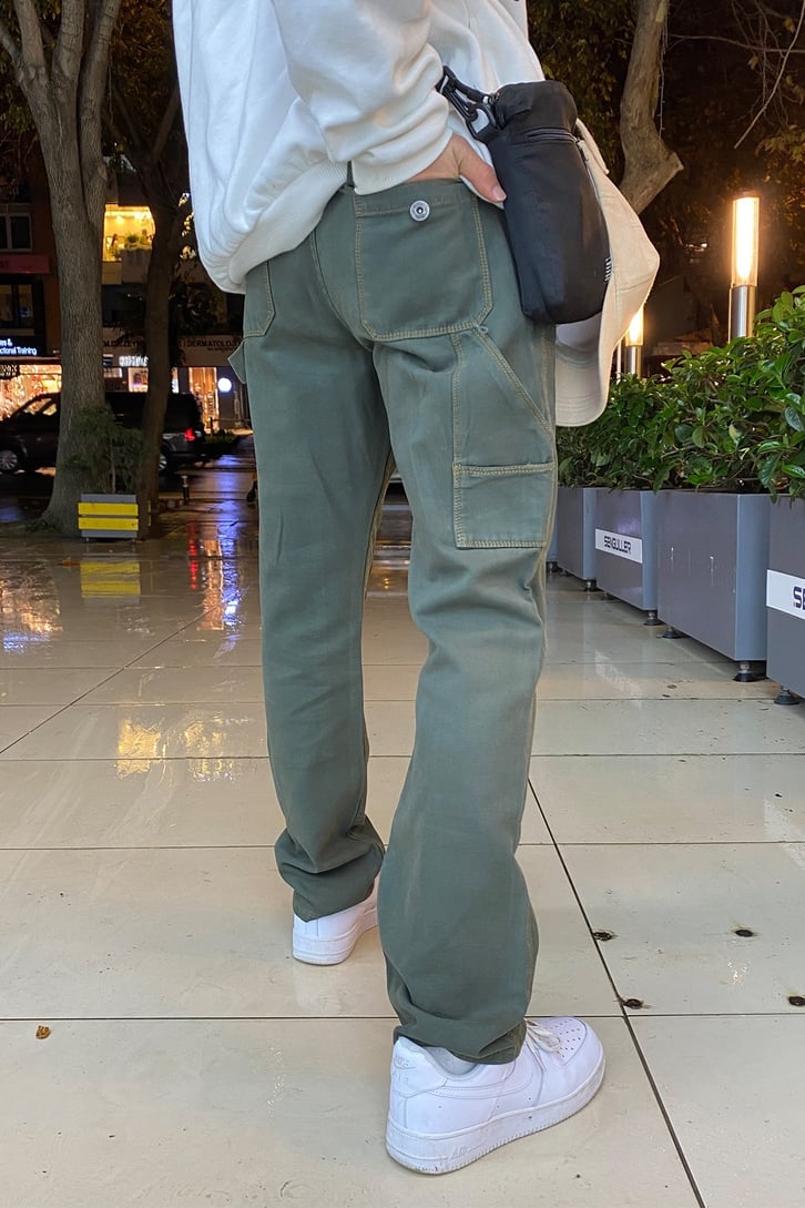 Khaki Patch Work Premium Skate Panth