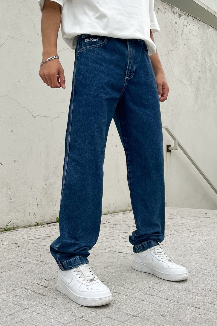Kickers Nakışlı  Baggy Jean
