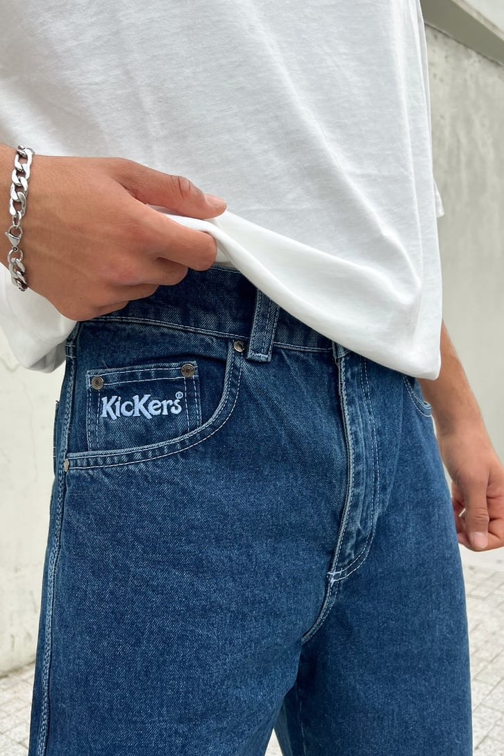 Kickers Nakışlı  Baggy Jean