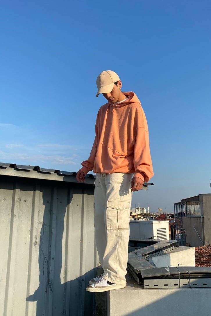 KIRKYAMA OVERSIZE BASIC HOODIE