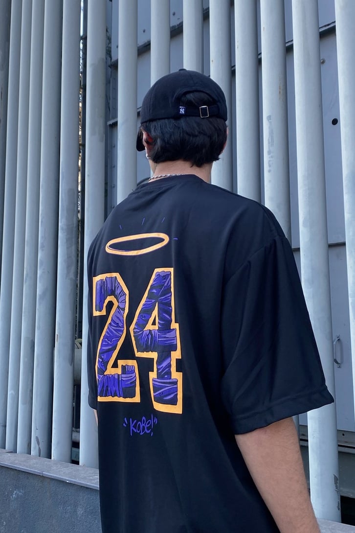 Kobe Oversize Siyah Forma