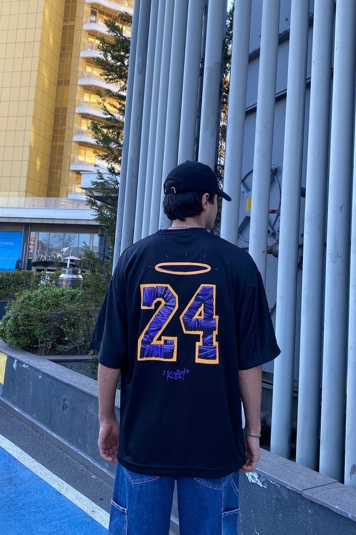 Kobe Oversize Siyah Forma