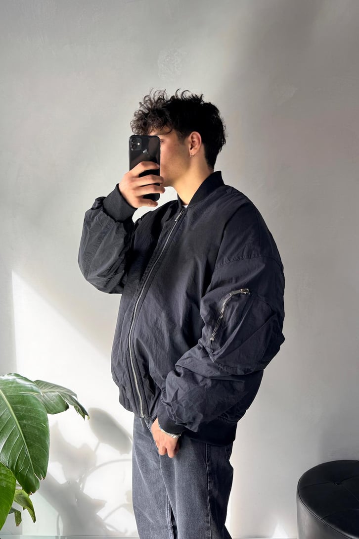 Kol Cepli Bomber Ceket