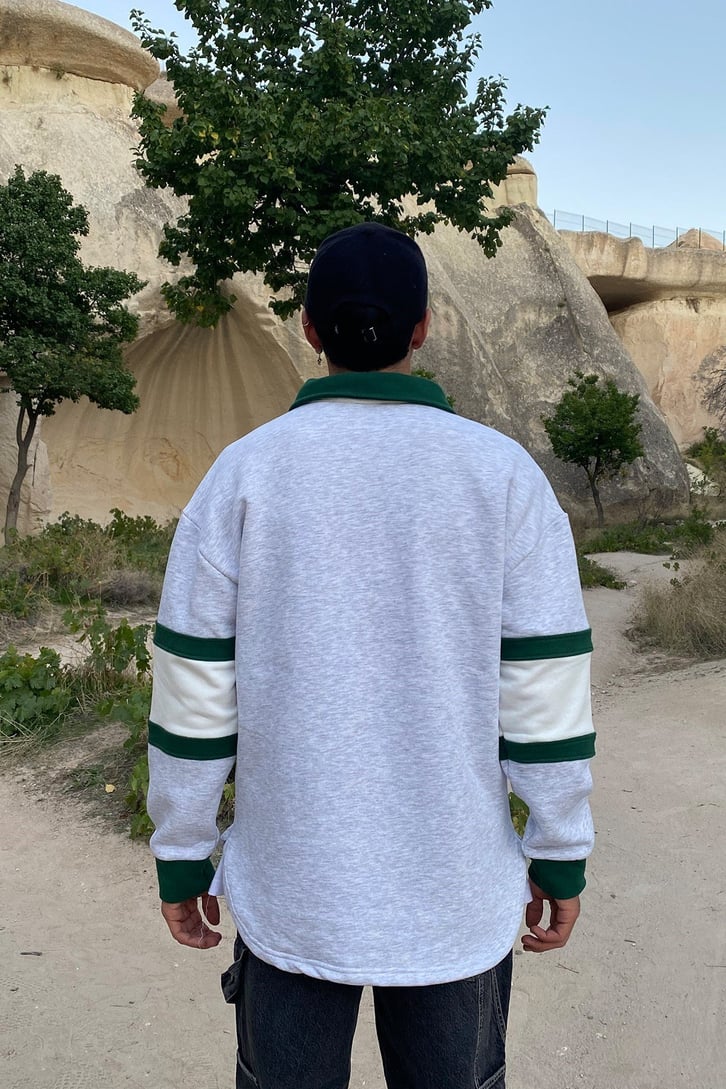 KOLEJ SERİSİ OVERSIZE SWEATSHIRT