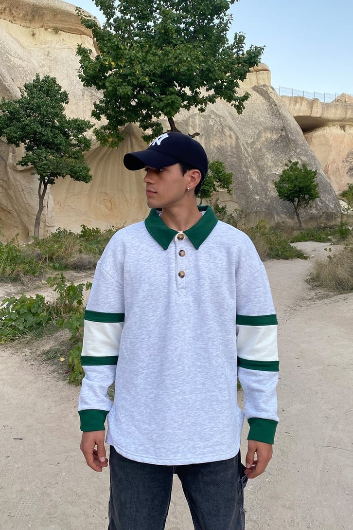 KOLEJ SERİSİ OVERSIZE SWEATSHIRT