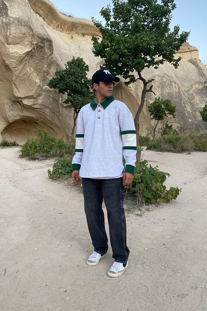 KOLEJ SERİSİ OVERSIZE SWEATSHIRT
