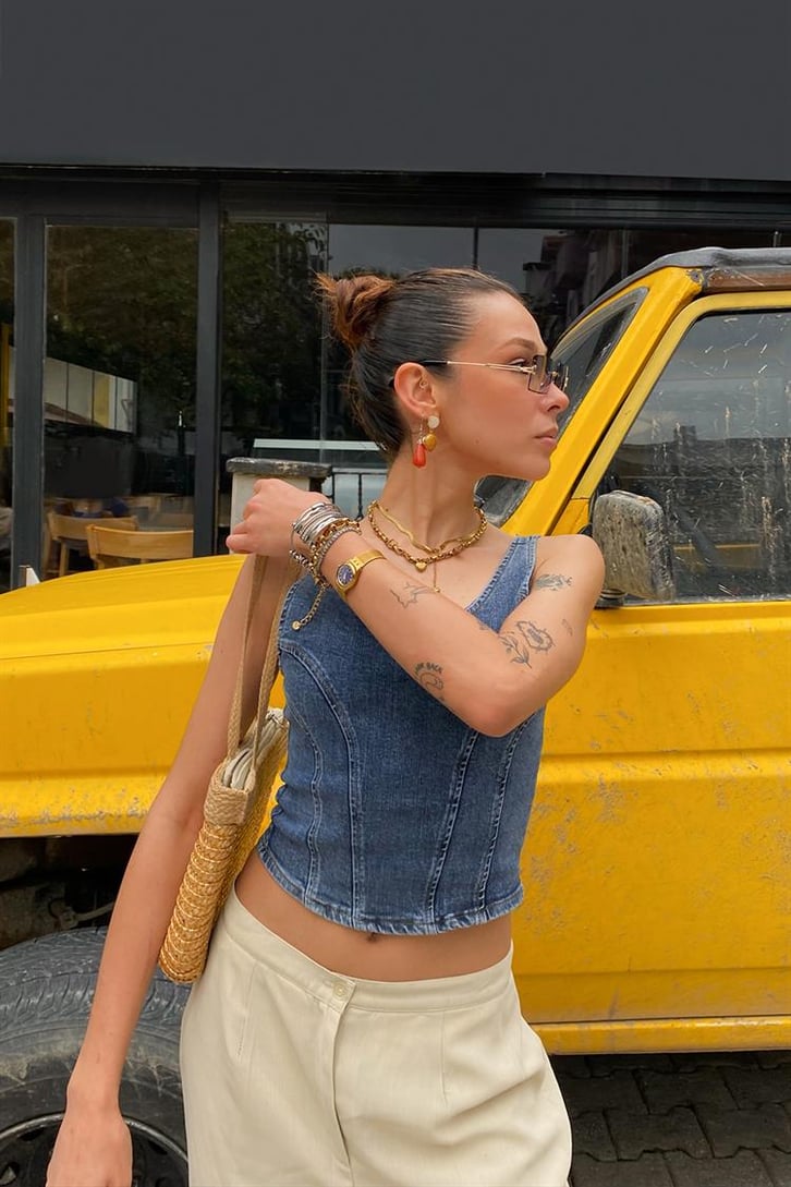 Kolsuz Jean Crop