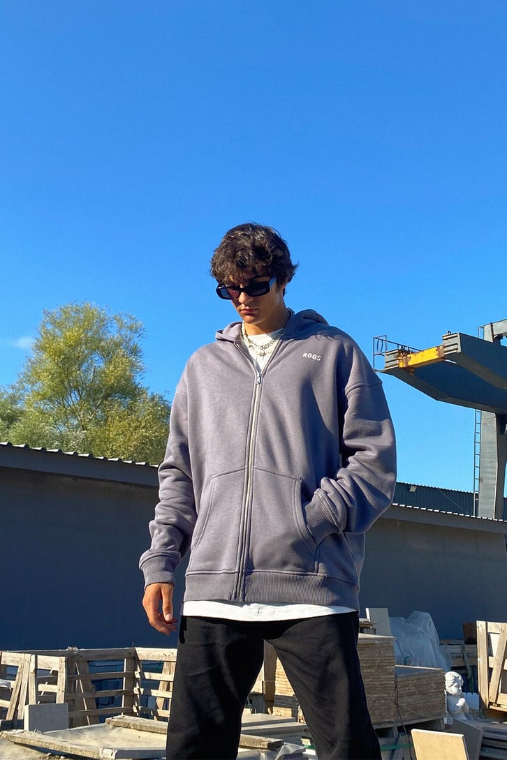 Koqs Fermuarlı Sweatshirt