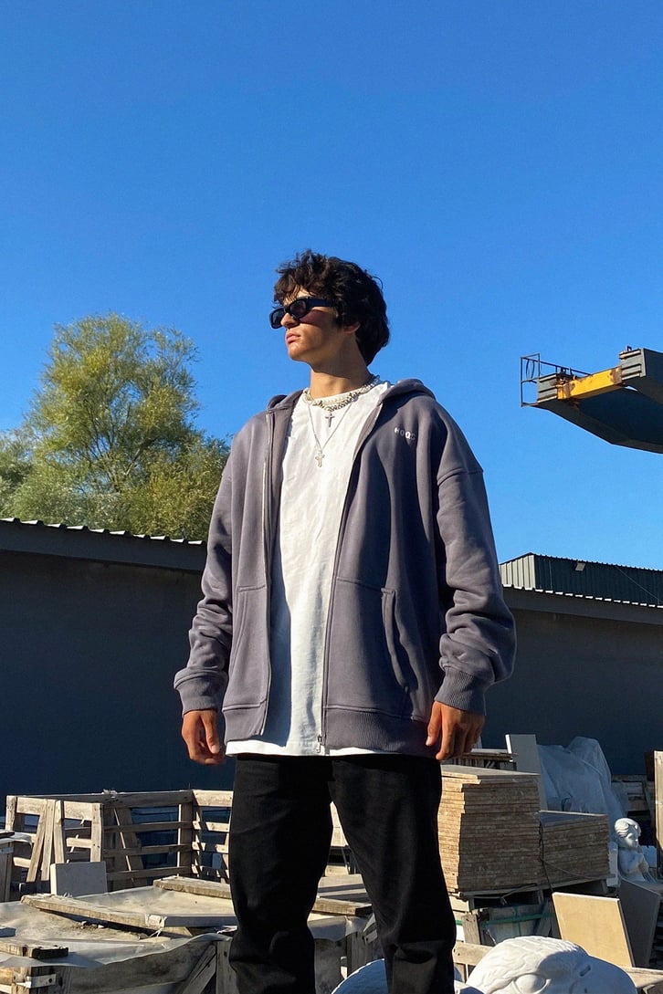 Koqs Fermuarlı Sweatshirt