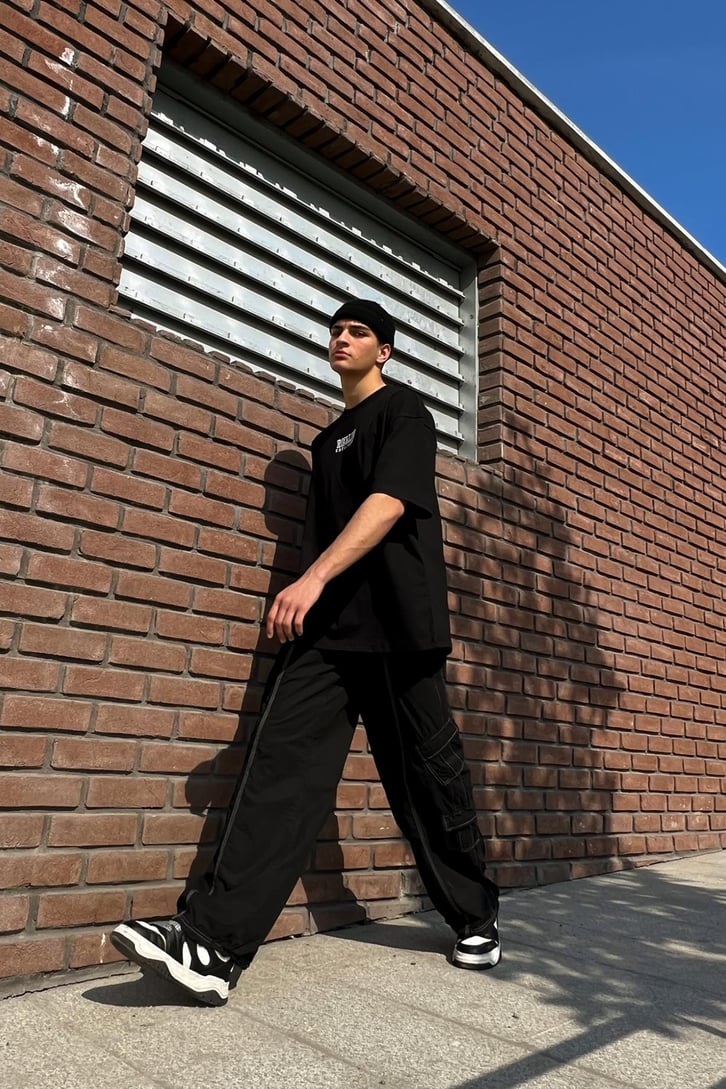 Kreuzberg Nakışlı Oversize Tshirt