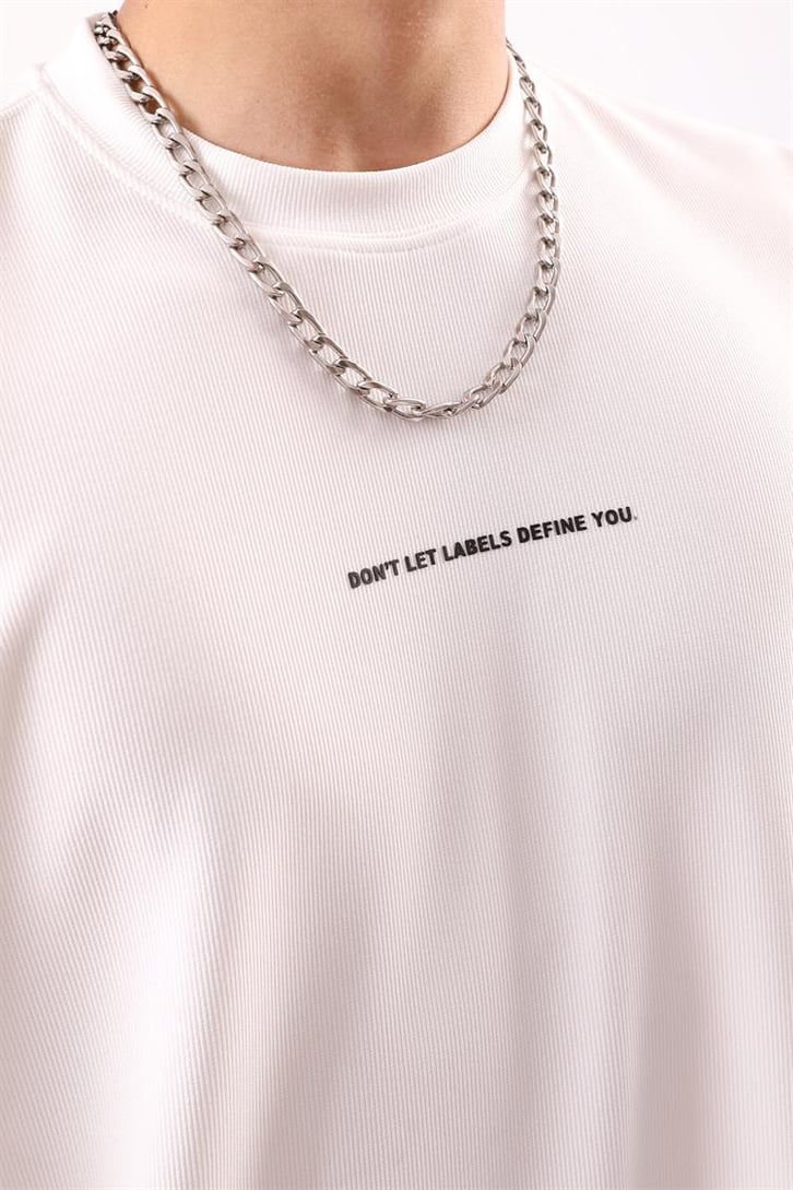 Labels Baskılı Sütlü Kahve Şortlu Takım