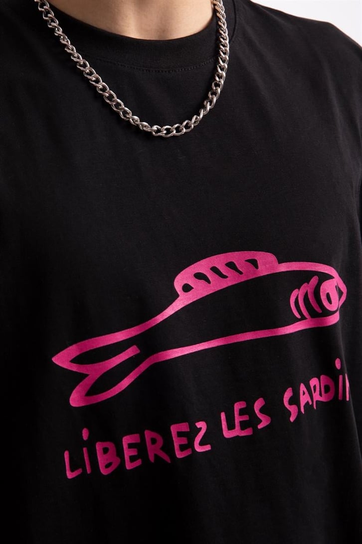 Les Sardines Oversize Tişört