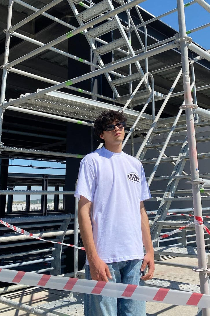 LFDY Basklı Oversize Tshirt