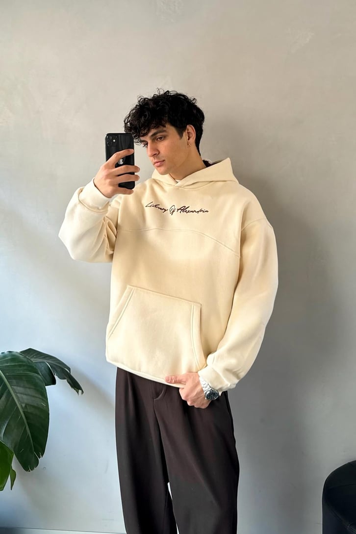 Library Of Alexandria Nakışlı Hoodie