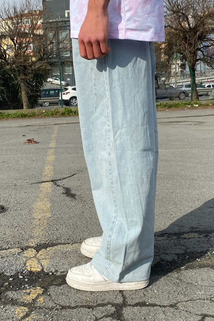 Light Blue Extra Baggy Fit Premium Jean