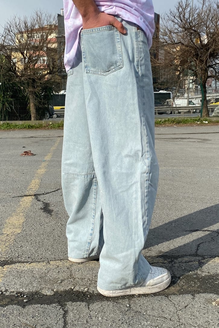 Light Blue Extra Baggy Fit Premium Jean