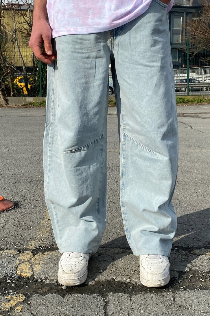 Light Blue Extra Baggy Fit Premium Jean