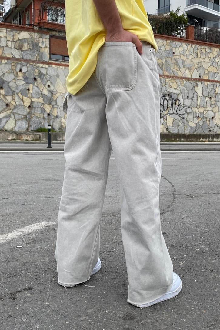 Light Gray Extra Baggy Fit Jean