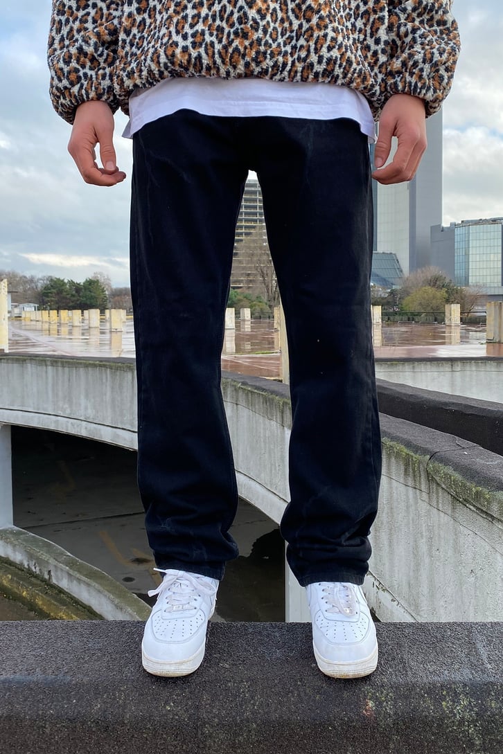 LIGHTNING EFFECT STARIGHT FIT PANTOLON