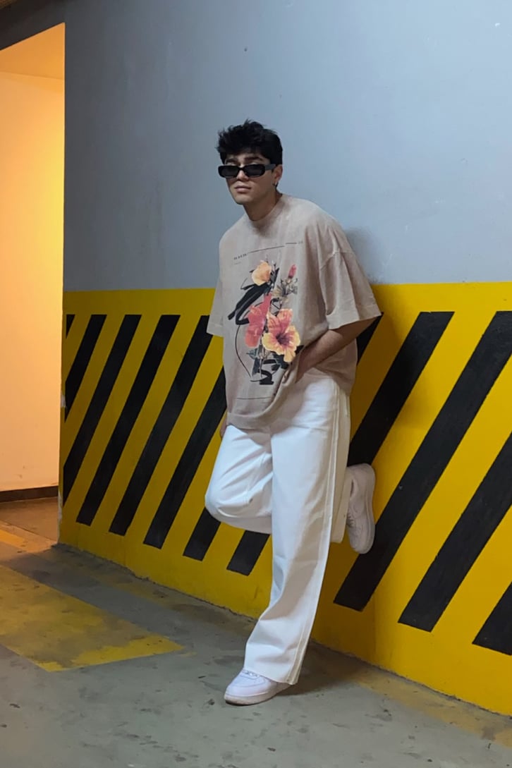 Lily Printed Oversize Tshirt