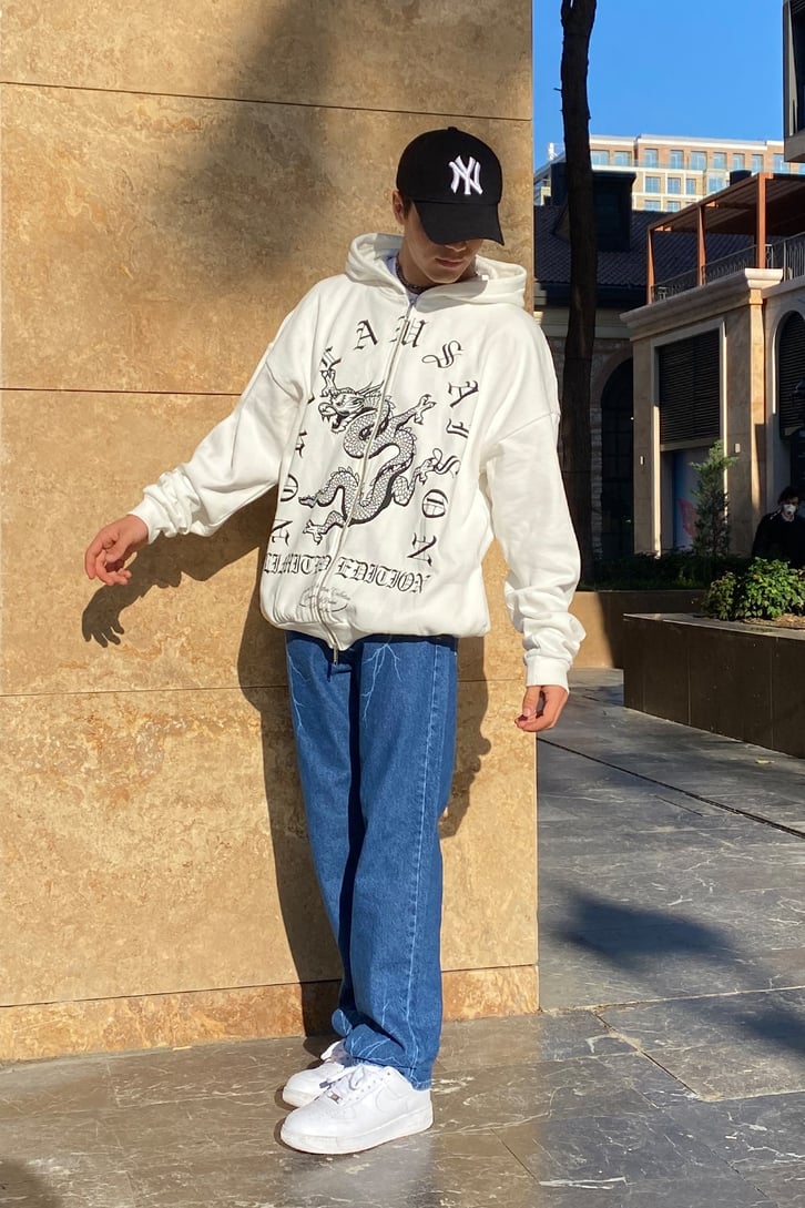 LIMITED EDITION FERMUARLI OVERSIZE BASKILI HOODIE