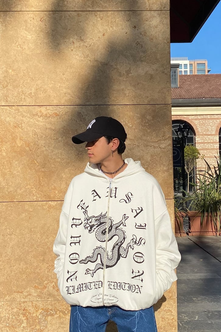 LIMITED EDITION FERMUARLI OVERSIZE BASKILI HOODIE