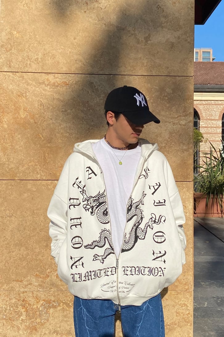 LIMITED EDITION FERMUARLI OVERSIZE BASKILI HOODIE