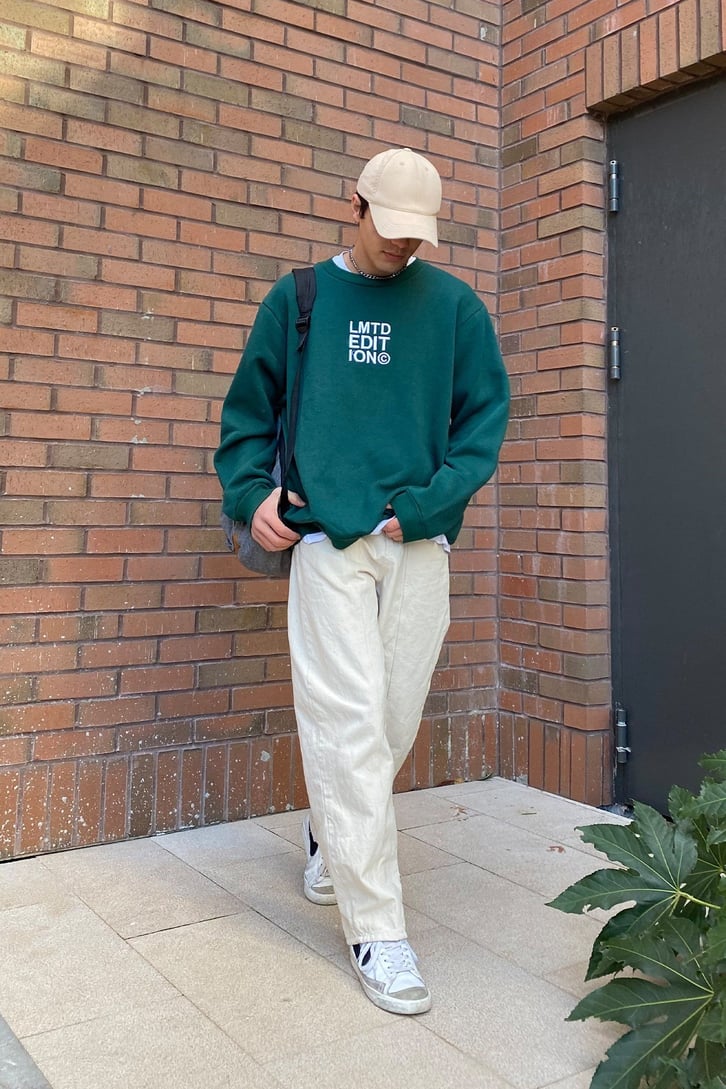 Limited Edition Printed Oversize Sweatshirt