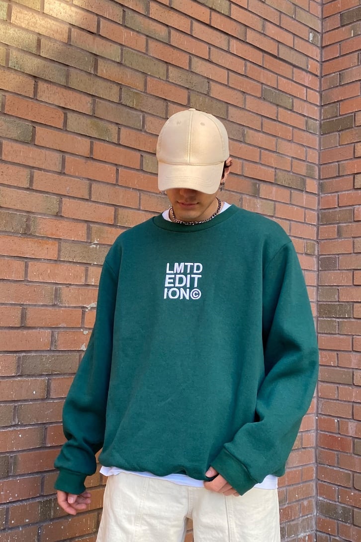 Limited Edition Printed Oversize Sweatshirt