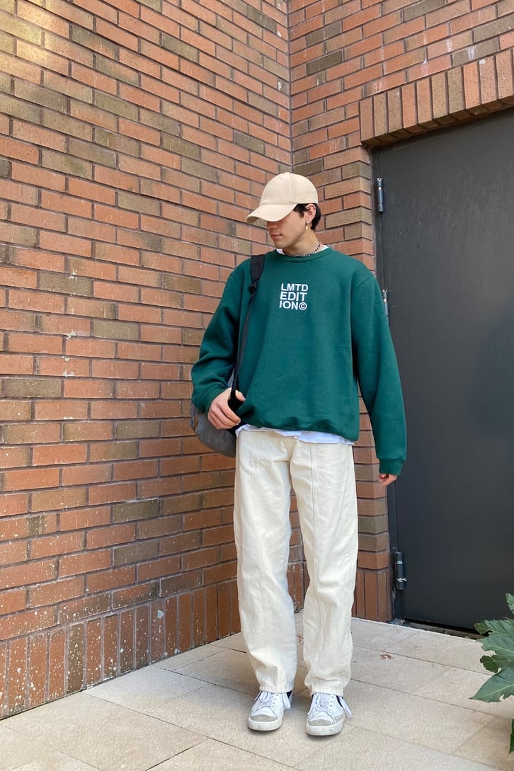 Limited Edition Printed Oversize Sweatshirt