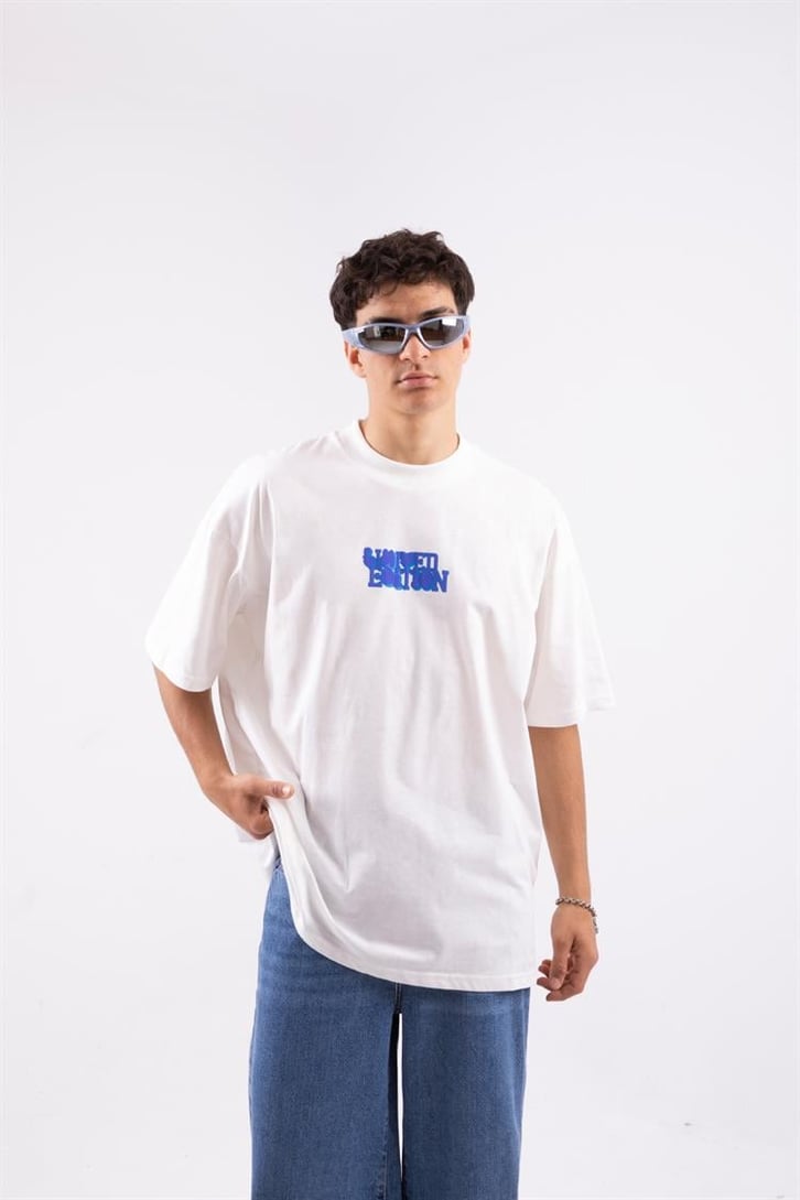 Limited Kabartma Baskılı Oversize Tshirt