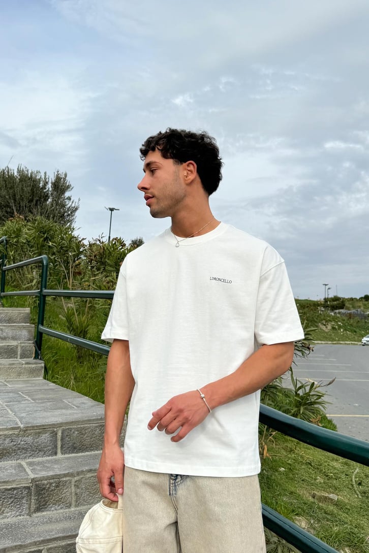 Limoncello Baskılı Oversize Tişört