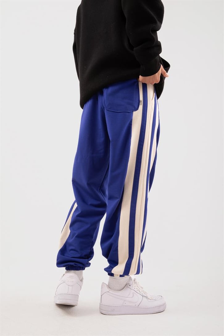 Line Dikişli Siyah Jogger Eşofman Altı