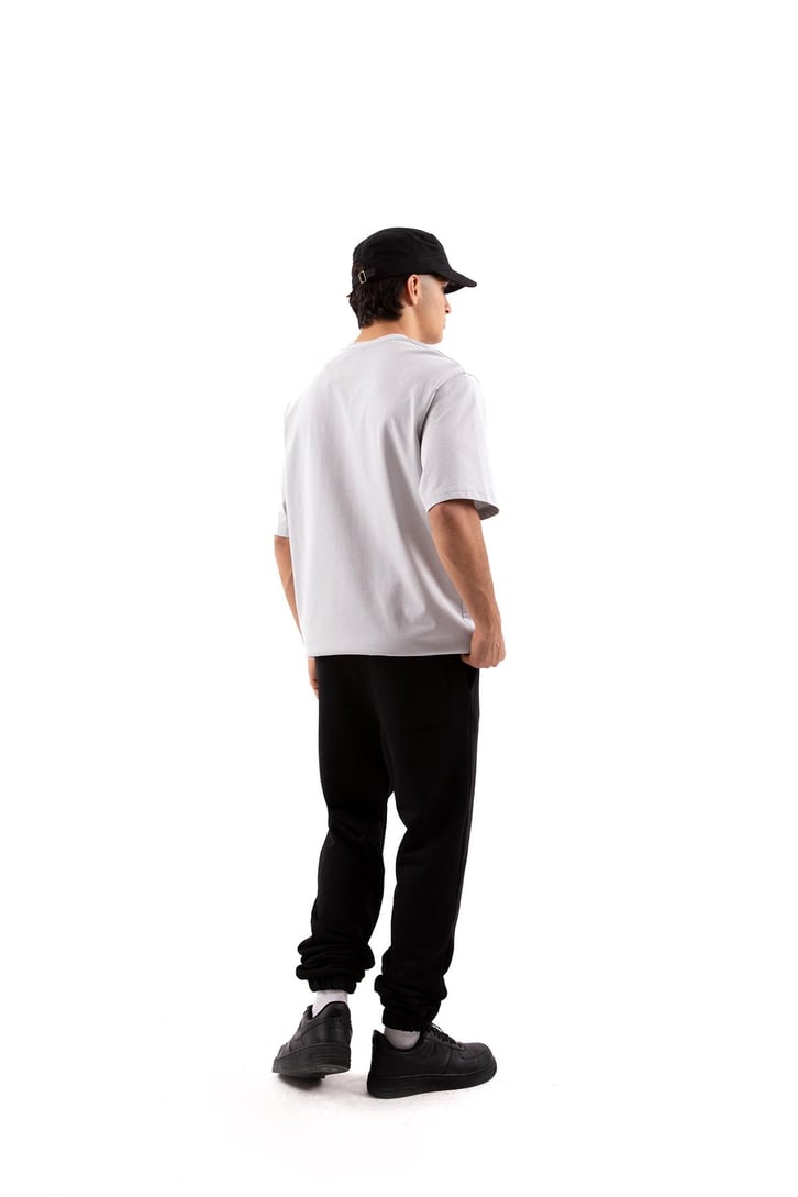 Logo Baskılı Siyah Jogger Eşofman Altı