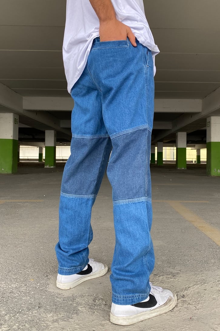 LOOSE FIT LASTİK BEL BAGGY JEAN