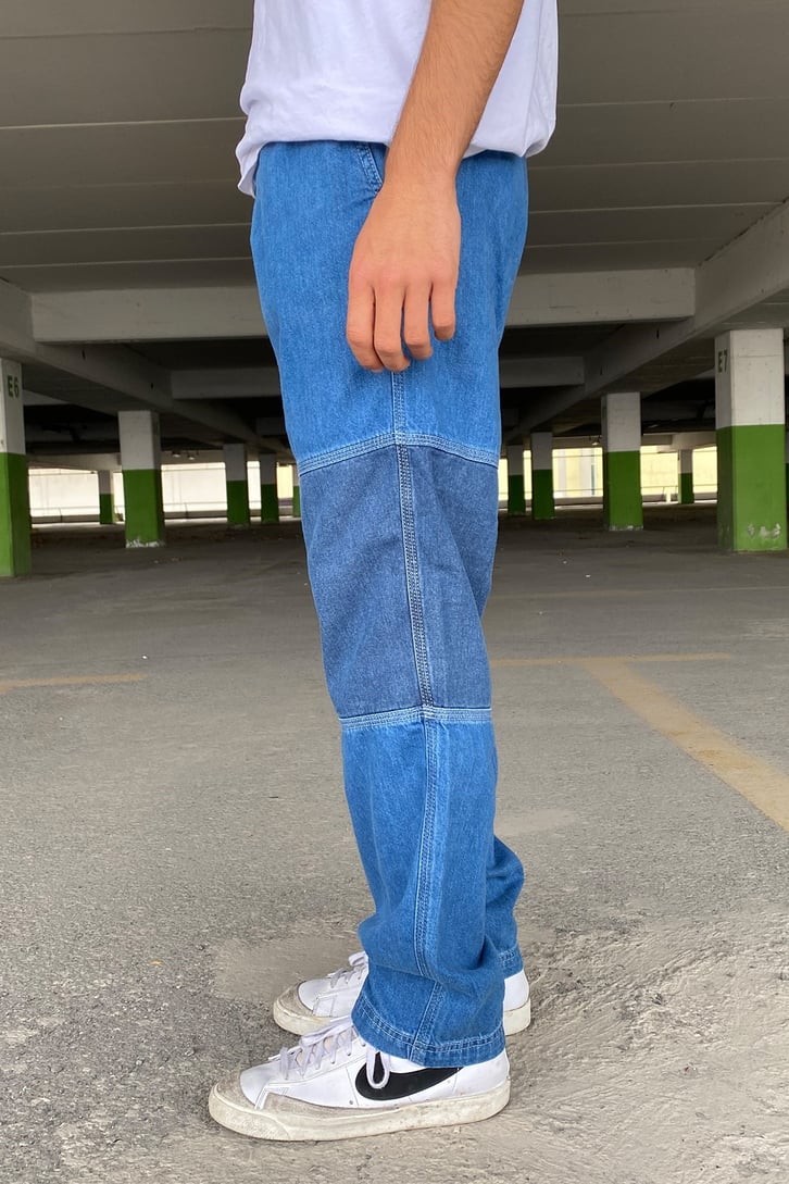LOOSE FIT LASTİK BEL BAGGY JEAN