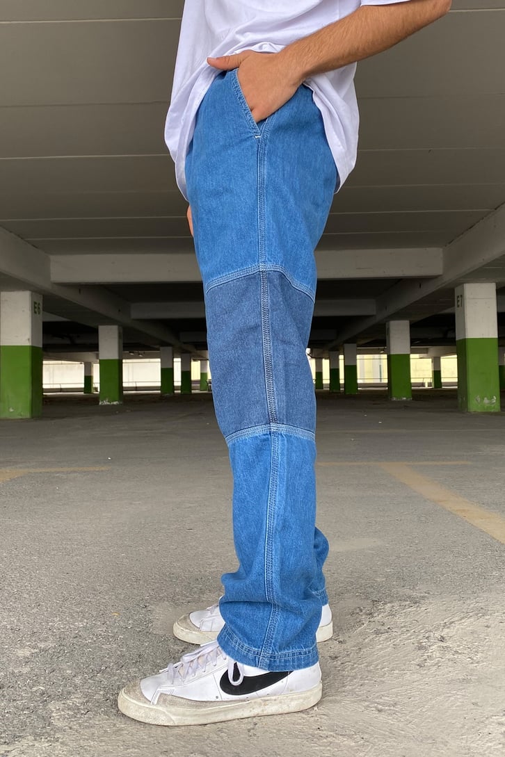 LOOSE FIT LASTİK BEL BAGGY JEAN