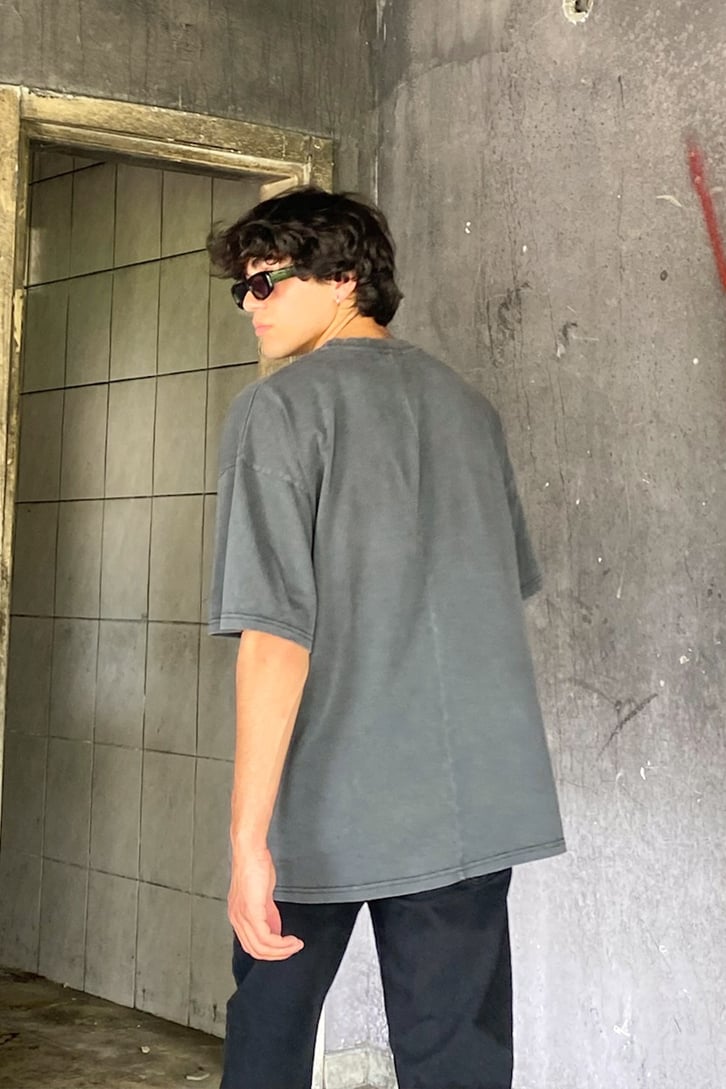 Los Angeles Acid Wash Oversize Tshirt
