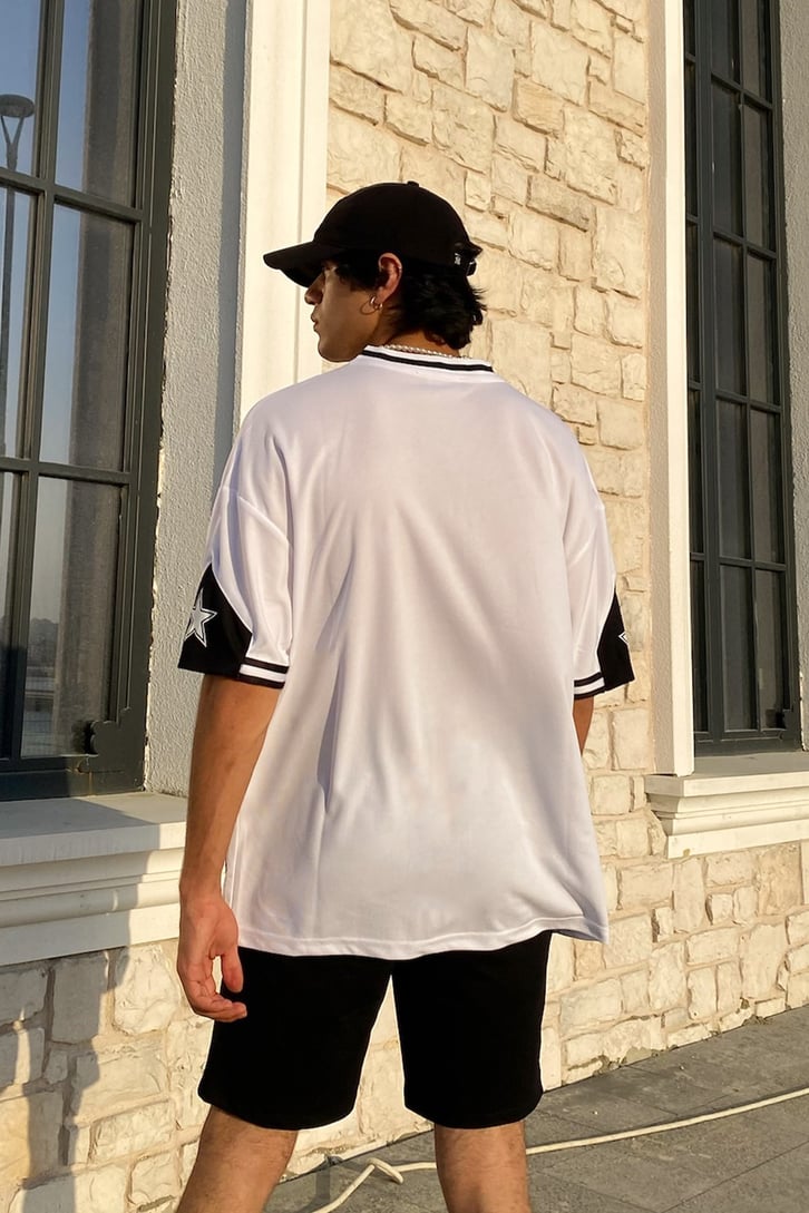 Los Angeles Baskılı Oversize Forma