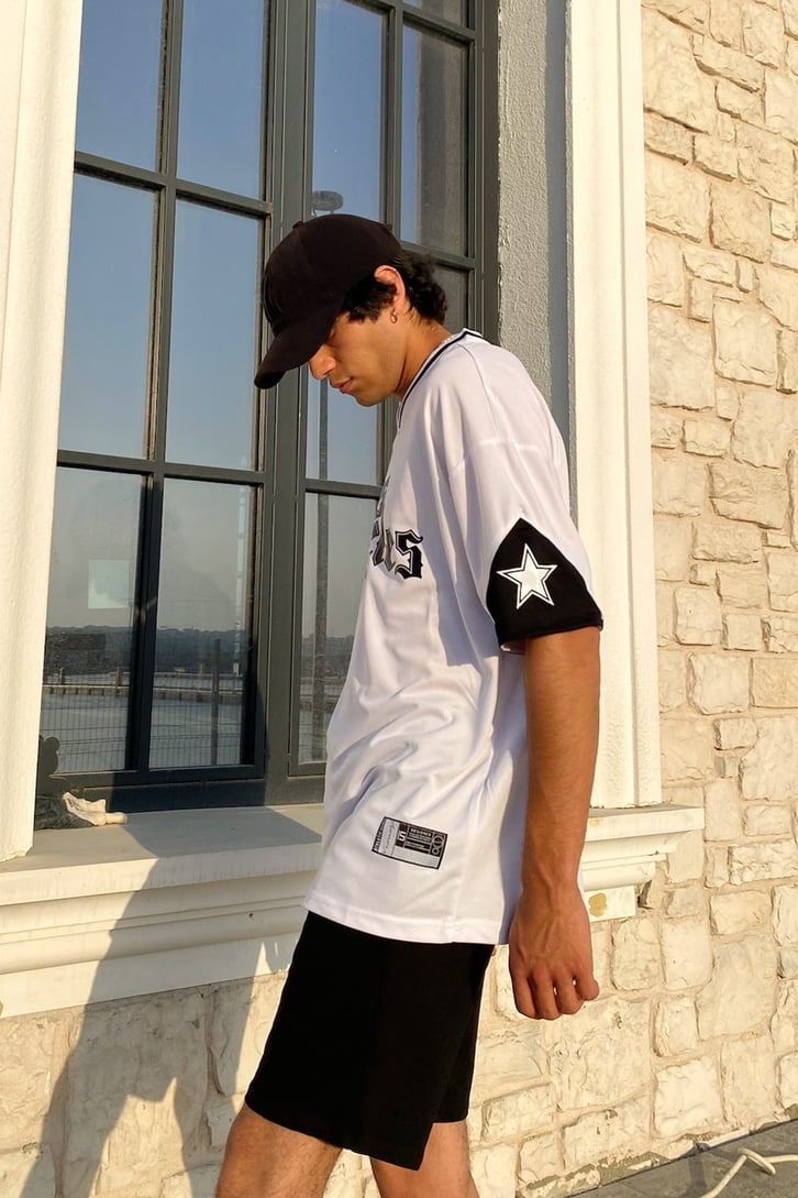Los Angeles Baskılı Oversize Forma