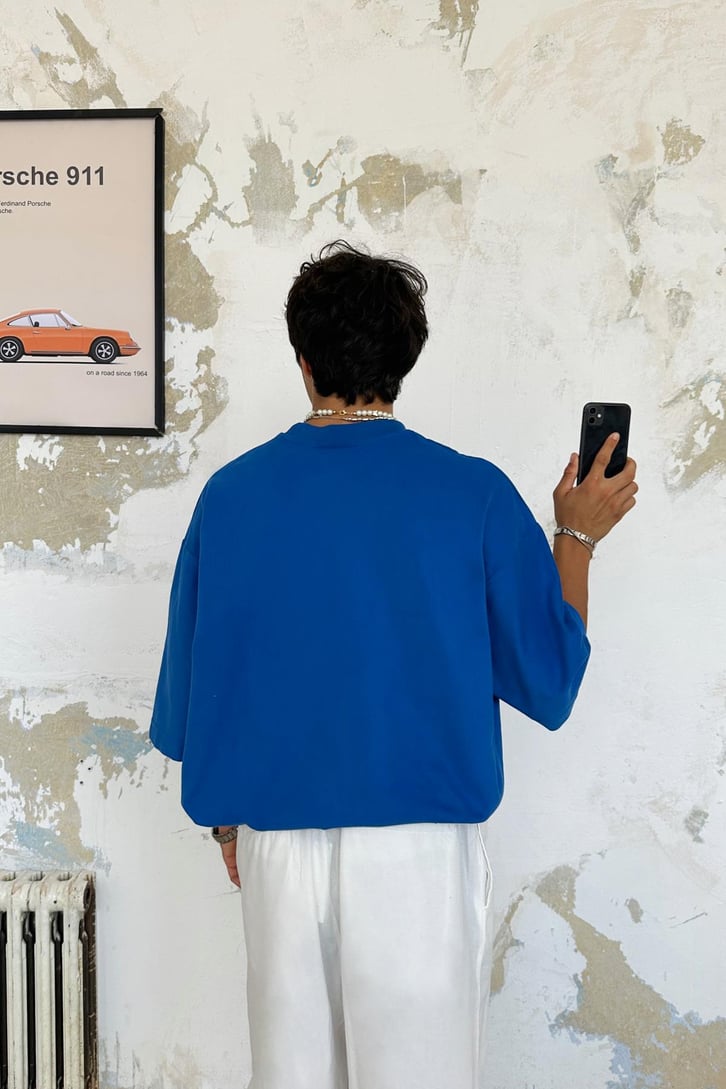 Loser Baskılı Oversize Tişört