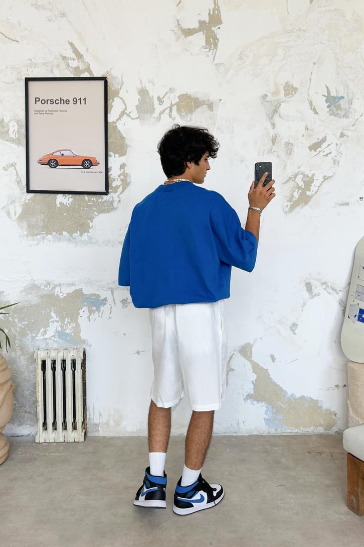 Loser Baskılı Oversize Tişört