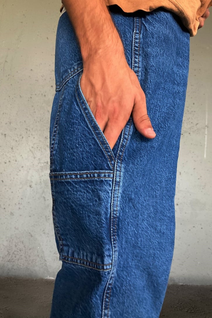 LOSSE FIT PATCHWORK JEAN