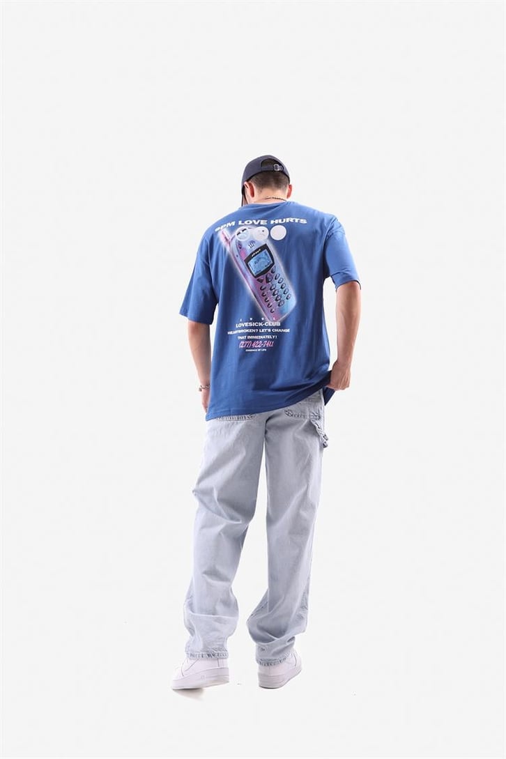Love Hurts Sırt Baskılı Oversize Tshirt