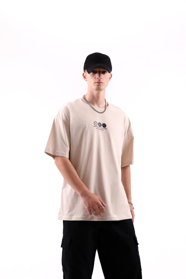 Love Hurts Sırt Baskılı Oversize Tshirt