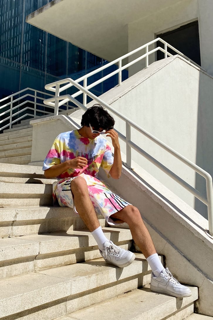 Love is Love Batik Desen Coloful Oversize Tshirt